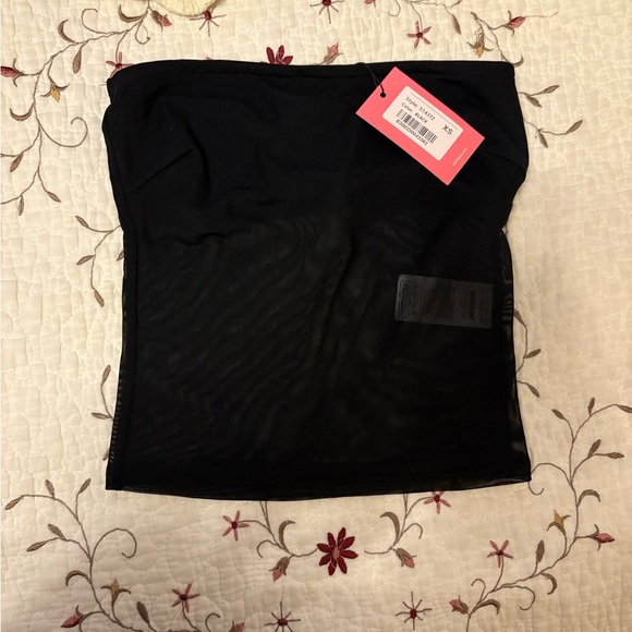 Edikted celestia mesh black tube top - Picture 2 of 2